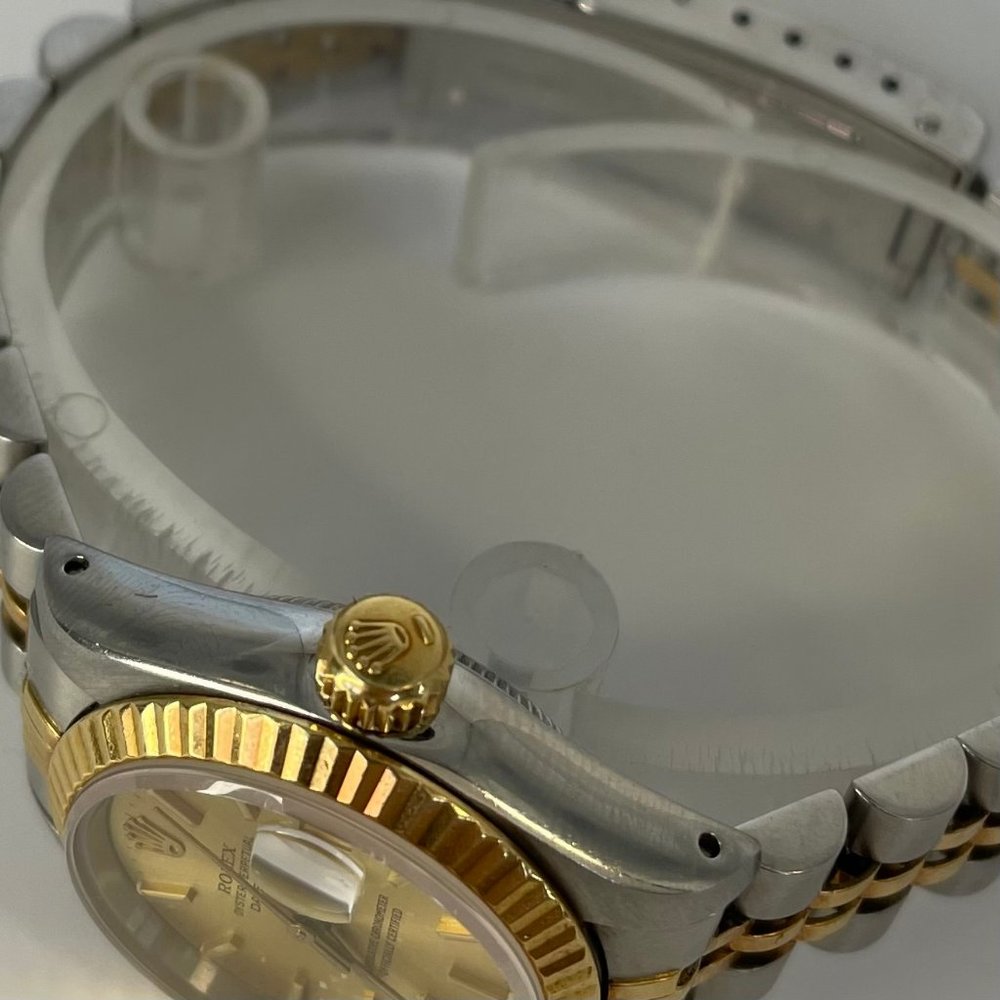 Rolex Lady Datejust Two-Tone 18KY Gold & Stainless-Steel Jubilee Band 69173 - Picture 5 of 5